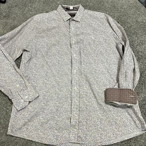 Johnson & Murphy Men's Button Down Shirt size Large
